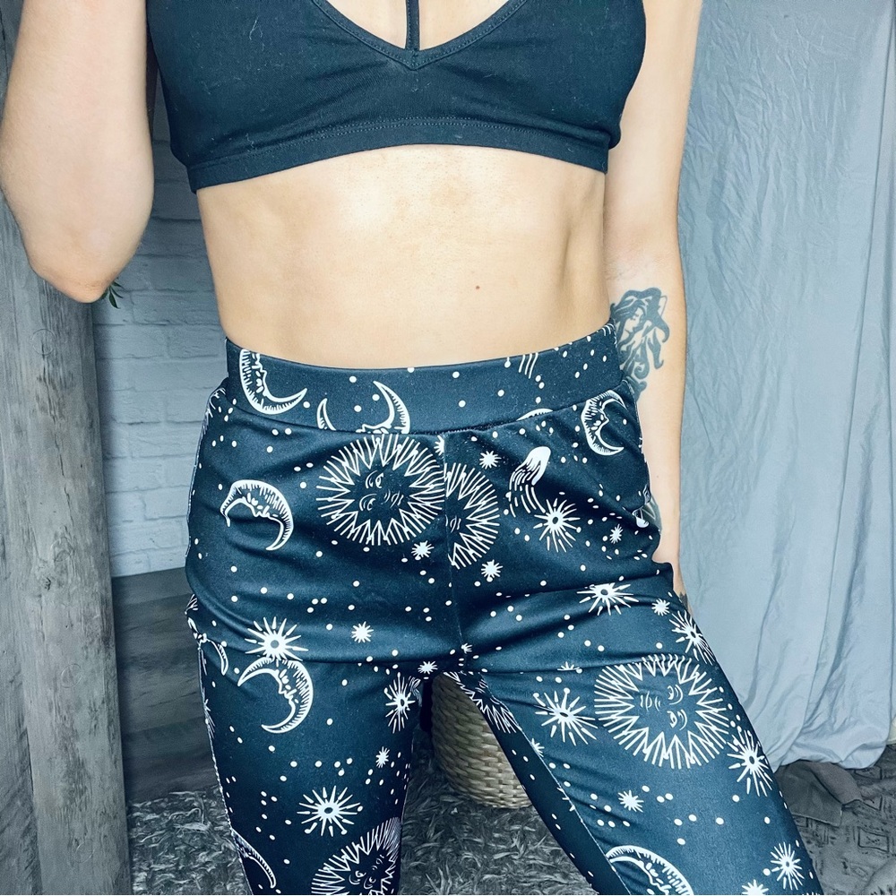 Lunar Eclipse Flare Leg Pants - image 2